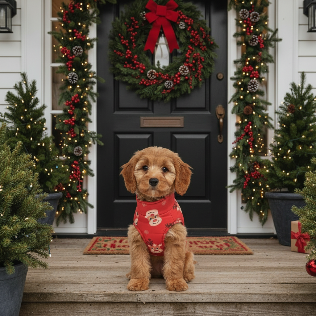 Waterproof Festive Dog Coat