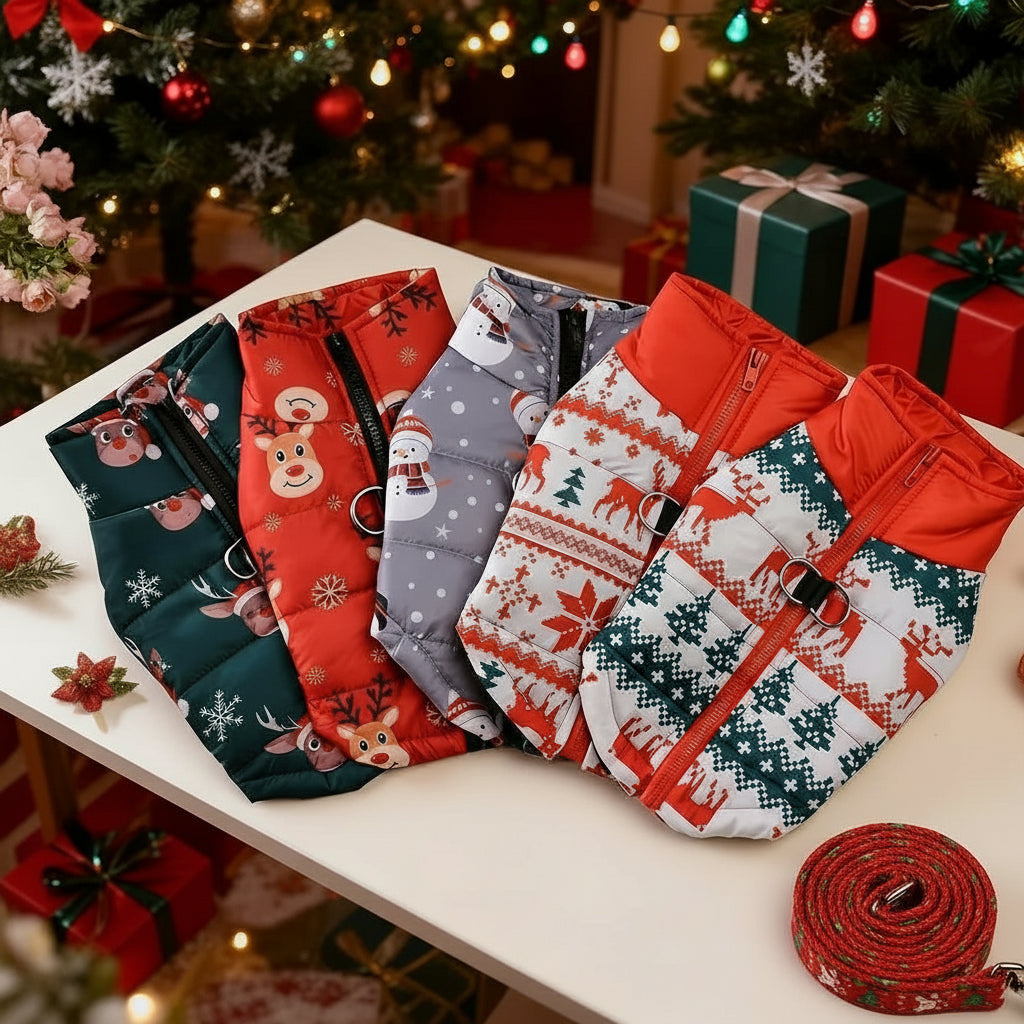 Waterproof Festive Dog Coat