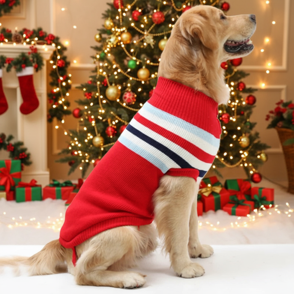 Larger Dog Christmas Dog Jumper - Cosy Knit