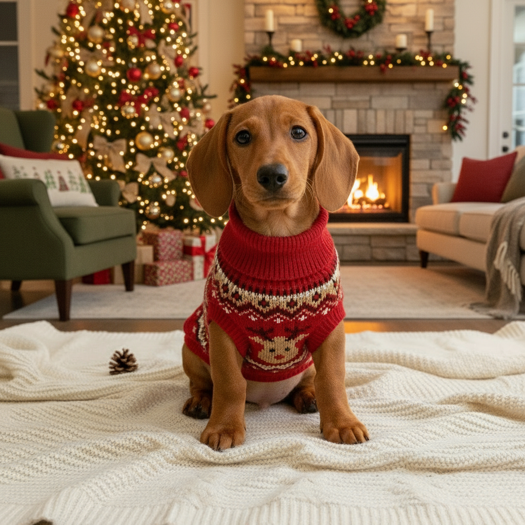 Smaller Dog Christmas Jumper - Cosy Knit
